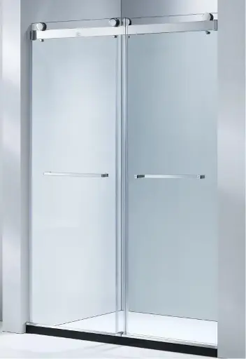 Bath sliding framless soft close (Barra cuadrada) CH 60"*76"